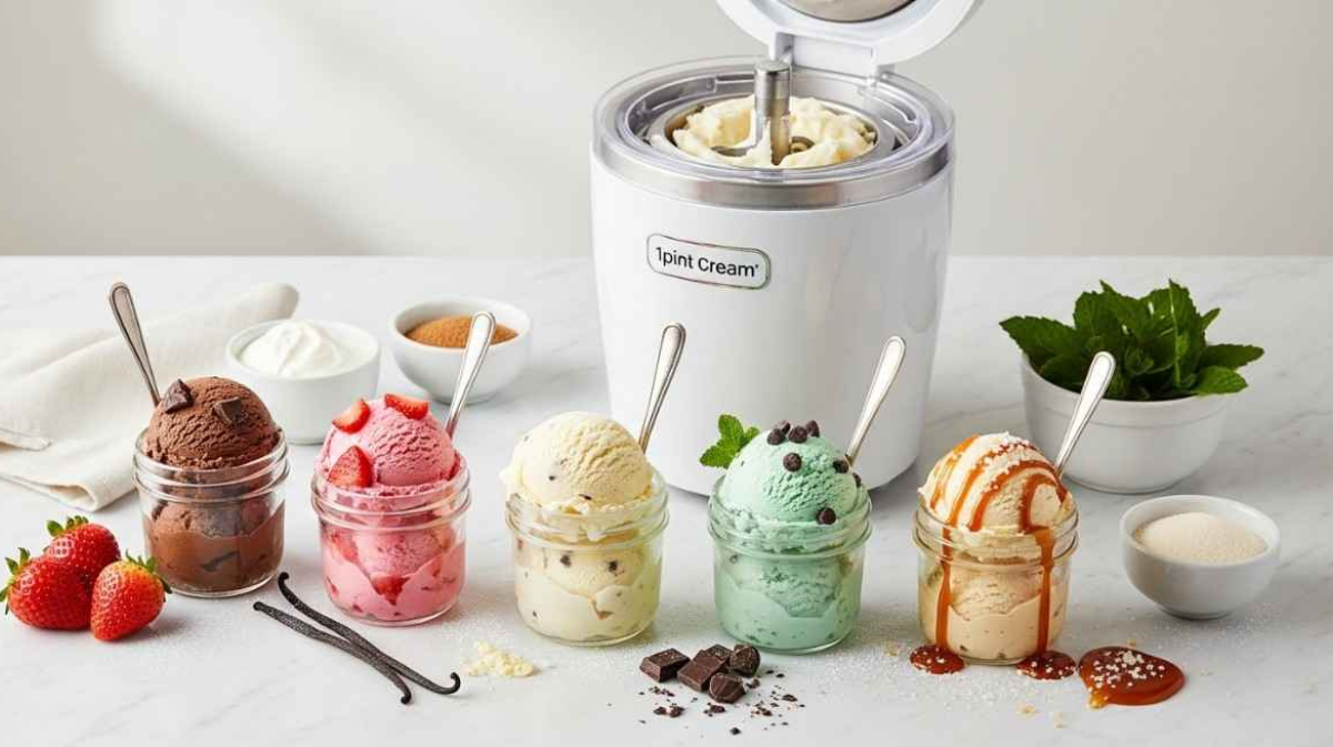 5 Easy 1-Pint Ice Cream Maker Recipes