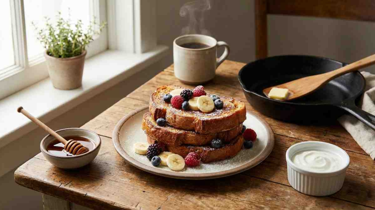 5 Easy Steps: Homemade Sourdough French Toast in 5 Minutes