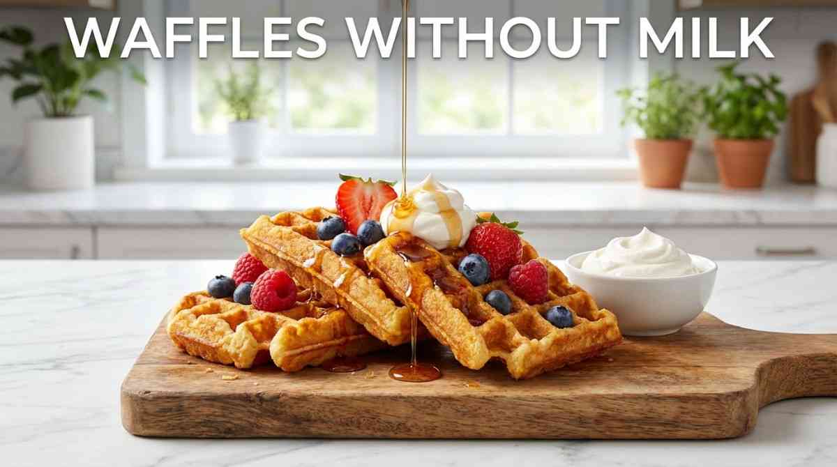 Can You Make Waffles Without Milk? Easy Dairy-Free Guide